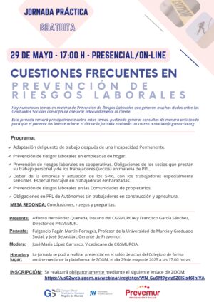 JORNADA SOBRE CUESTIONES FRECUENTES EN PRL