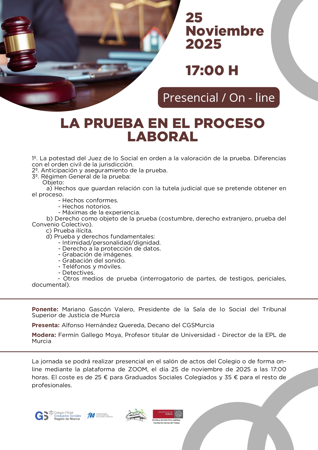 Colegiados: LA PRUEBA EN EL PROCESO LABORAL