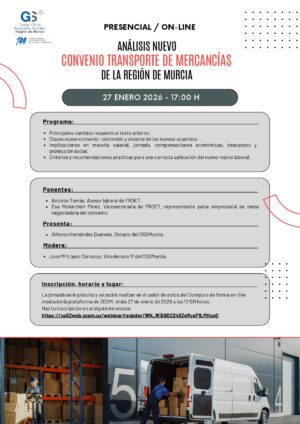 JORNADA SOBRE EL ANÁLISIS DEL NUEVO CONVENIO COLECTIVO DE TRANSPORTE DE LA REGIÓN DE MURCIA
