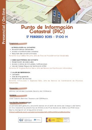 No Colegiados: PUNTO DE INFORMACION CATASTRAL (PIC)