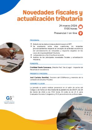 No Colegiados: NOVEDADES FISCALES Y ACTUALIZACIÓN TRIBUTARIA