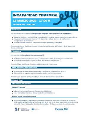 No Colegiados: INCAPACIDAD TEMPORAL