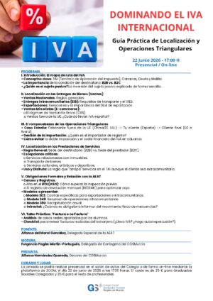No Colegiados: JORNADA DOMINANDO IVA INTERNACIONAL