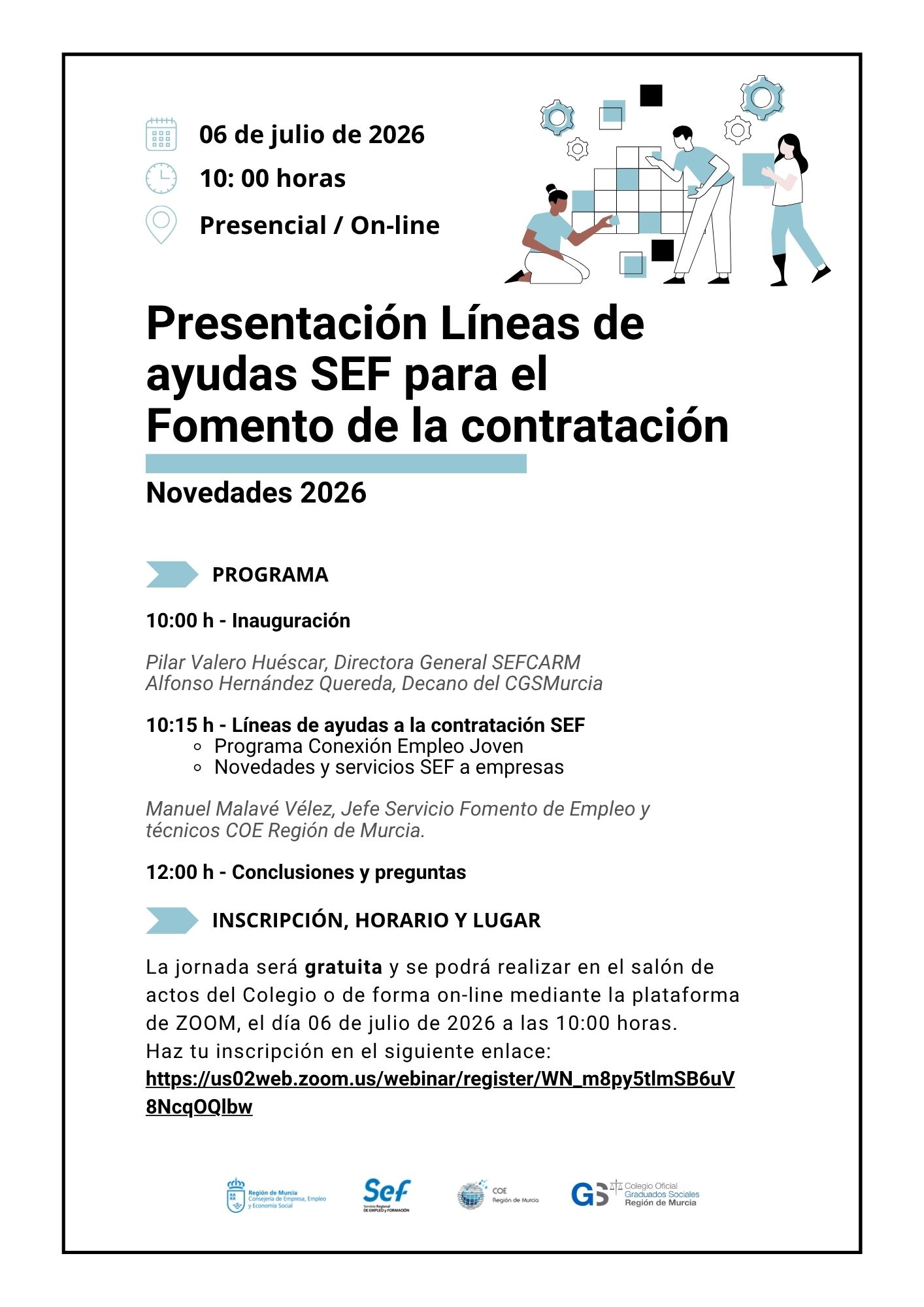 PRESENTACIÓN LÍNEAS DE AYUDAS SEF PARA EL FOMENTO DE LA CONTRATACIÓN